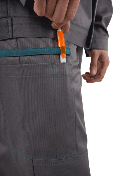 Костюм ГАЛАКТИКА с ПК (серый/бирюзовый)