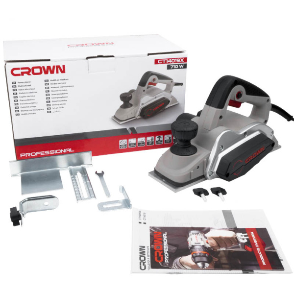 Электрический рубанок CROWN CT14019X 710Вт