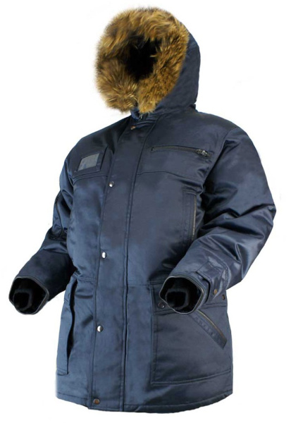 Костюм Охрана утепленный с п/к цвет тёмно-синий