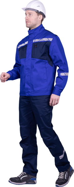 Куртка СТРОНГ ИМПОРТ (васильковый/т.синий)