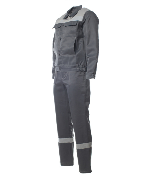 Костюм ОПТИМАЛ СОП с ПК (т.серый/серый)