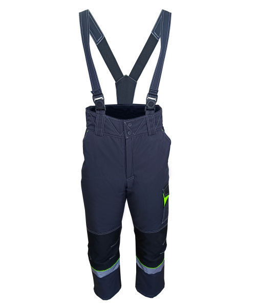 Костюм ОРЕГОН-МЕМБРАНА зимний с БР (т. серый/черный/лимонный)