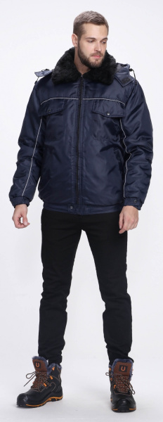 Куртка СТАРТ зимняя (т.синий)