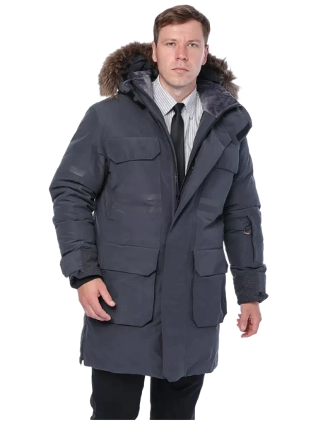 Куртка-парка BRODEKS VIP KW 233 зимняя (т.серый) Куртка-парка BRODEKS VIP KW 233 зимняя (т.серый)