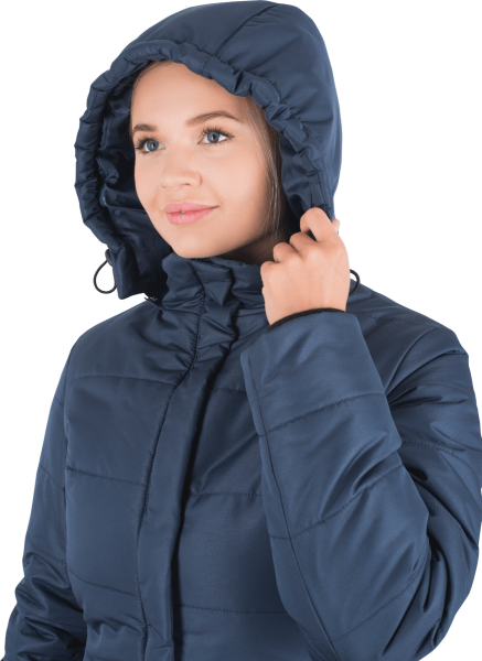 Пальто ФЬЮЖЕН женское зимнее (т.синий)