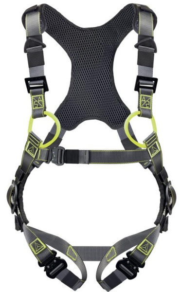 Страховочная привязь 2-х точечное крепление HAR32MGT-TIVANO (серый/желтый)