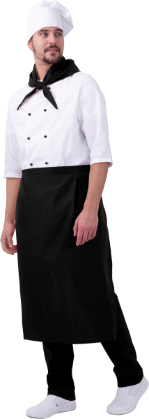 Костюм ШЕФ-ПОВАР (белый/черный)