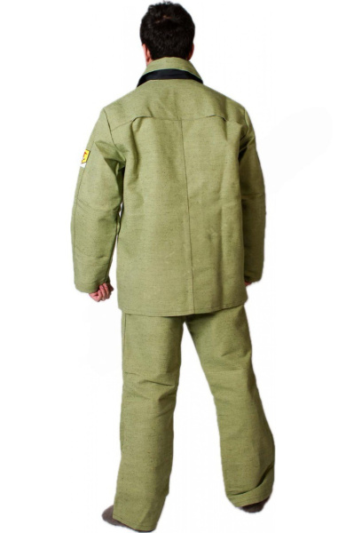 Костюм сварщика брезентовый с налокотниками и наколенниками (2-й класс защиты)