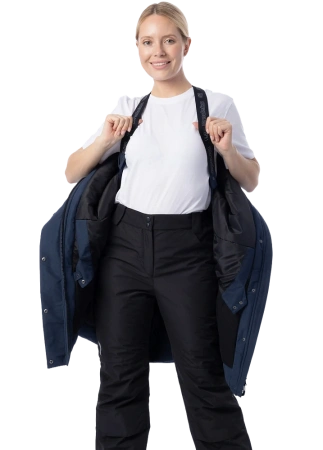 Куртка-парка BRODEKS KW 258 женская зимняя (синий)