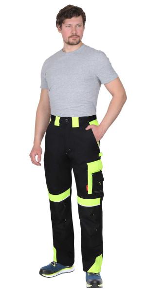 Брюки ОНИКС (черный/лимонный)