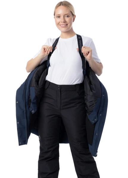 Куртка-парка BRODEKS KW 258 женская зимняя (синий)