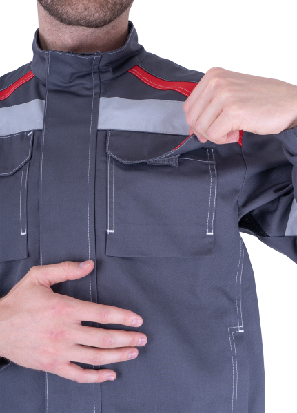 Костюм СТАРАТЕЛЬ с БР (серый)