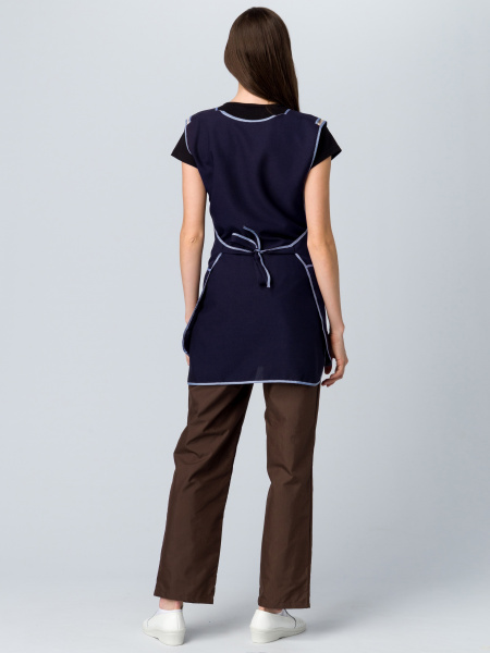 Фартук-сарафан ЛЕПЕСТОК (т.синий)