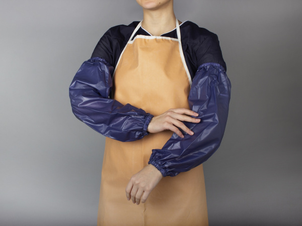 Нарукавники ПВХ КЩС до 50% 46х22см (синий)