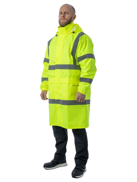 Плащ-дождевик BRODEKS KS252 сигнальный (желтый)