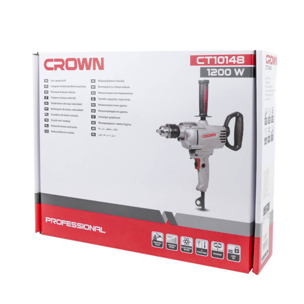 Дрель-миксер CROWN CT10148 1200Вт