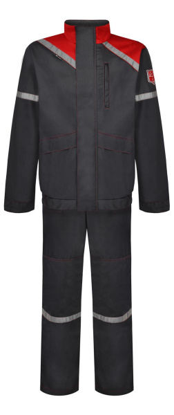 Костюм ГИДРА-2 с ПК (т.серый/красный)