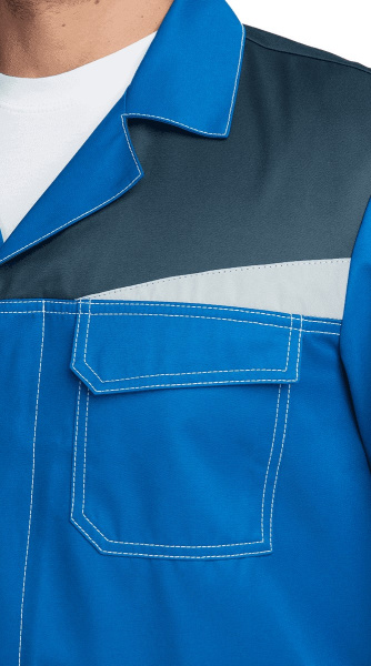 Халат RONTA HL542 (василек/т.синий)