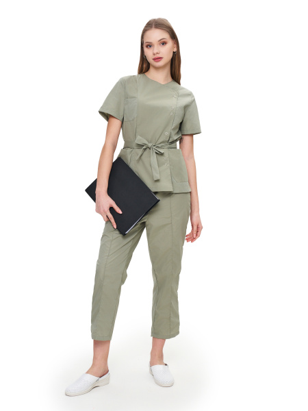 Костюм ЮМЕЛИЯ женский с БР (зеленый)