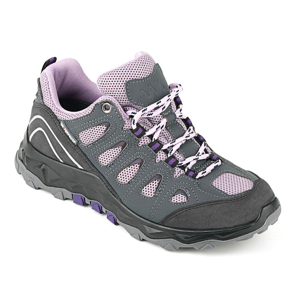 Полуботинки ЛИДЕР WG9-17-MNT-3 ПУ-Резина женские (серо-лиловый)