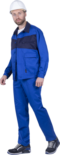 Костюм СПЕЦИАЛИСТ-2 с ПК (василек/т.синий)