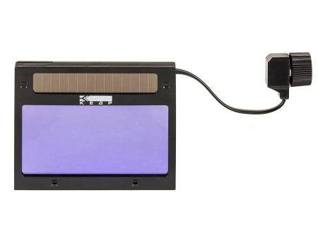 Маска сварщика КЕДР К-304 PRO в разобраном виде (черный)