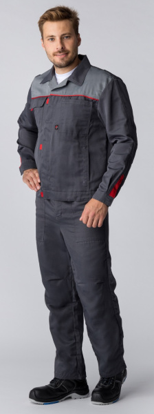 Костюм ФЛОФТ-1 с БР (т.серый/серый)