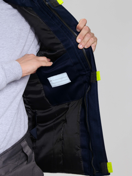 Жилет ФЛОФТ зимний (т.синий/васильковый)