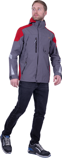 Куртка-штормовка РЕСПЕКТ (синий/красный)