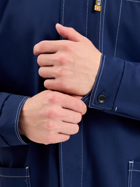 Костюм ТЕХНИК с БР (т.синий/васильковый)