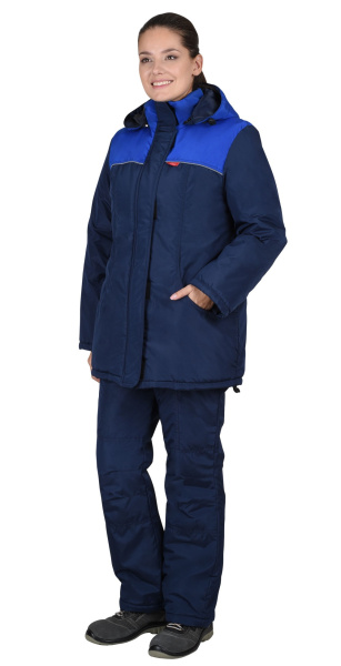 Костюм СИРИУС-СНЕЖАНА с ПК (синий/васильковый)