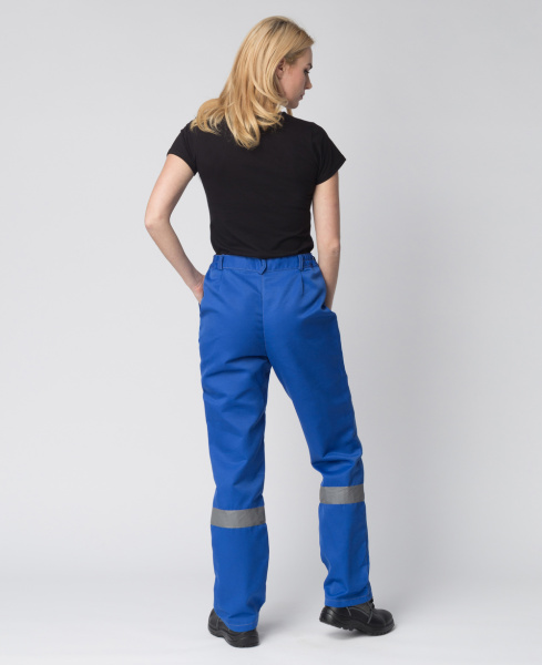 Костюм ВЕСНИС-1 СОП К. женский с БР (васильковый/серый)