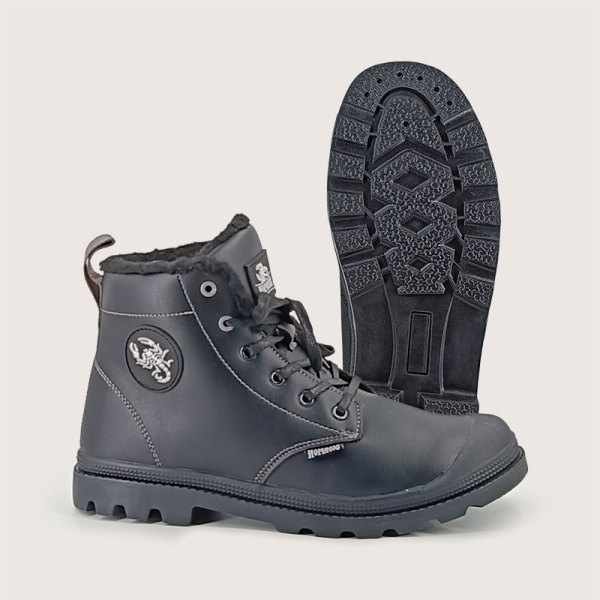 Ботинки СКОРПИОН КОМФОРТ 1650.1 Резина зимние (черный)