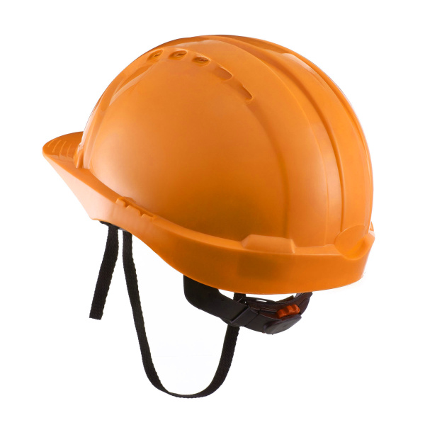 Каска ЭТАЛОН с храповиком (оранжевый)