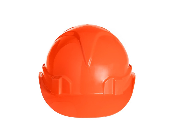 Каска ЕЛАНПЛАСТ ЕВРОПА-ЛЮКС с храповником (оранжевый)