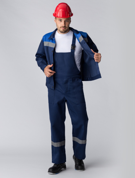 Костюм Т-2 СОП с ПК (т.синий/васильковый)