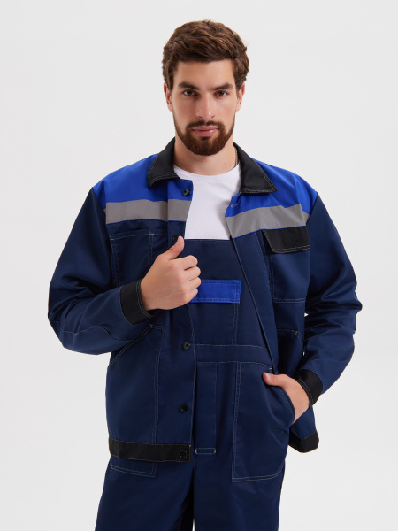 Костюм КОРПУС с ПК (синий/черный/василек)