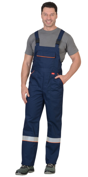 Костюм СИРИУС-МАСТЕР с ПК (т.синий/оранжевый)