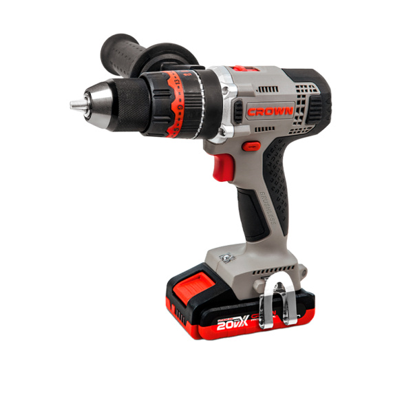 Аккумуляторный ударный шуруповерт BL CROWN CT21093HMX-2 BMC 20В B3+ 2х2.0Ач 500/2000об/мин