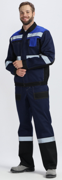 Костюм ВИВАТ-2 ПРЕМИУМ IMP с ПК (т.синий/черный/васильковый)