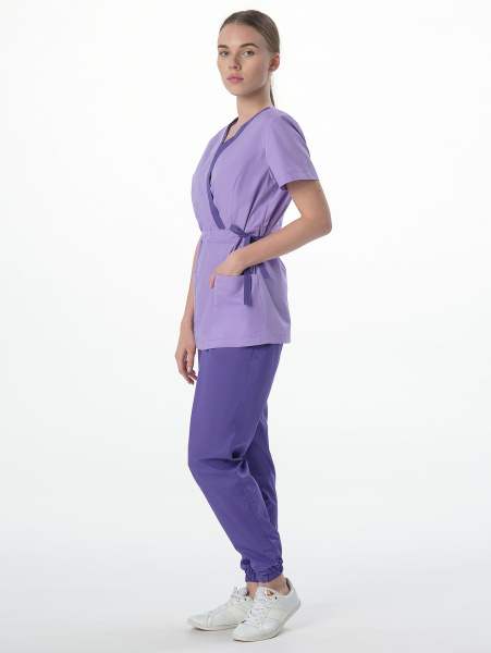 Костюм MEDLINE СИМПЛ-001 женский с БР (фиолетовый/сирень)