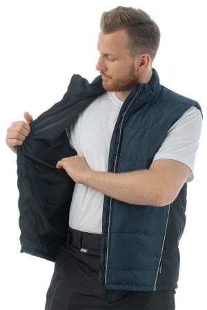 Жилет BRODEKS KW 101 зимний (синий)