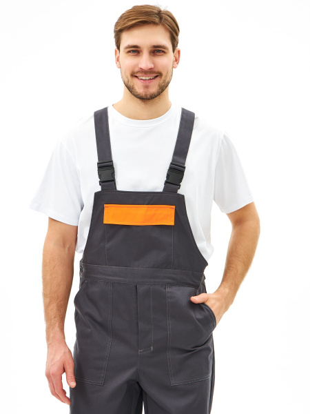 Костюм ЛИПЕЦК-2 СОП CH с ПК (т.серый/оранжевый)