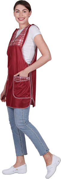 Фартук ХОЗЯЮШКА нейлоновый (бордовый)