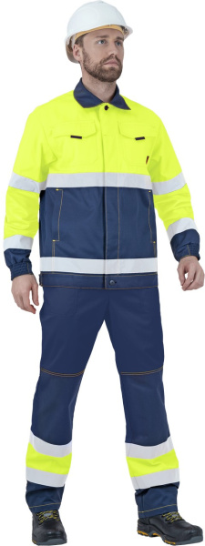 Костюм БРАЙТ с ПК (флуоресцентный желтый/синий)