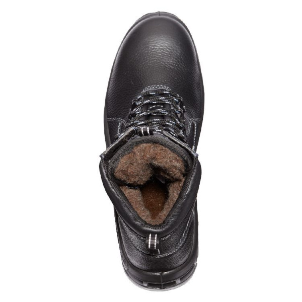 Ботинки КОРВЕТ-2 ПРО ПУ/ТПУ шерст.мех с МП (черный/серый)