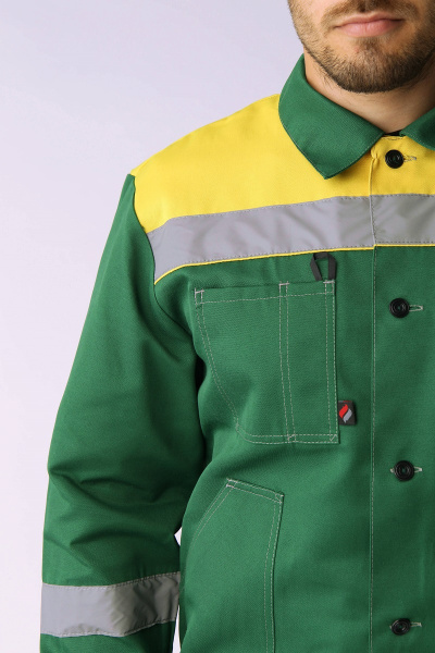 Костюм ЛИГОР-1 СОП с БР (зеленый/желтый)