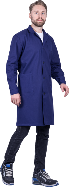 Халат ДИАГОНАЛЬ (синий)