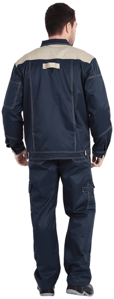 Костюм ДОКЕР с ПК (т.синий/бежевый)