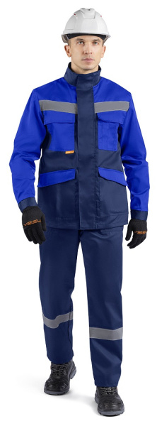 Костюм УРАЛ с БР (т.синий/василек)